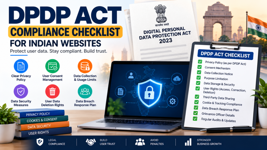 DPDP Act Compliance Checklist for Indian Websites