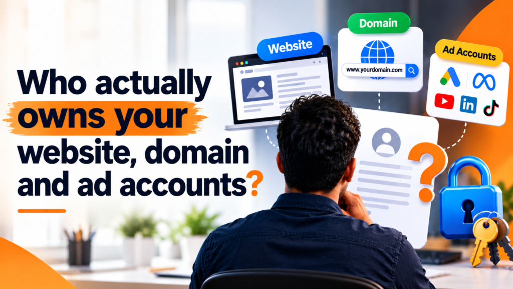 Who actually owns your website, domain and ad accounts?